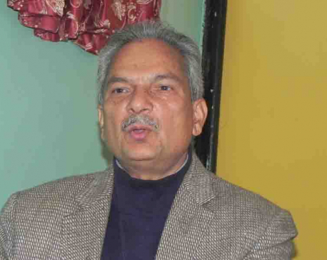 Election without constitution amendment is wrong: Dr Bhattarai